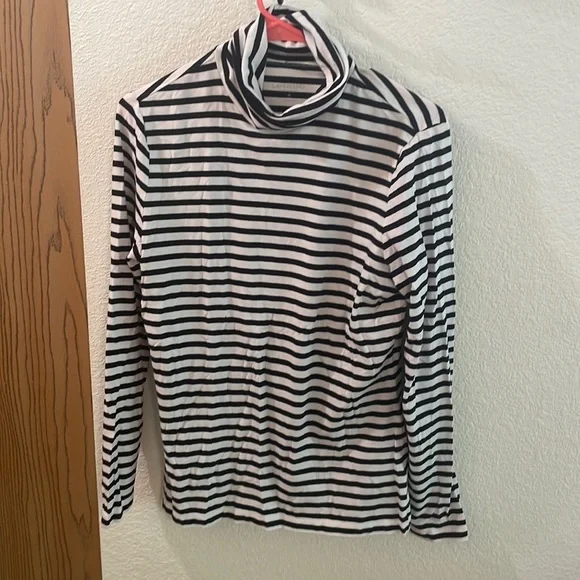 Lands' End Sweaters Lands End Blue And White Striped